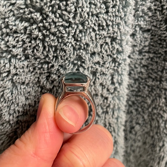 Swarovski Indian Sapphire Blue Merlin Ring 55 (7M) - Picture 3 of 12